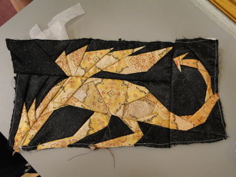 Rhonda Denny, " Gold Dragon" block